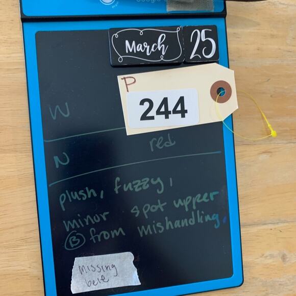 Victoria's Secret Robe Womens M Medium Red Plush Fuzzy Open Front Short *READ - Picture 15 of 16